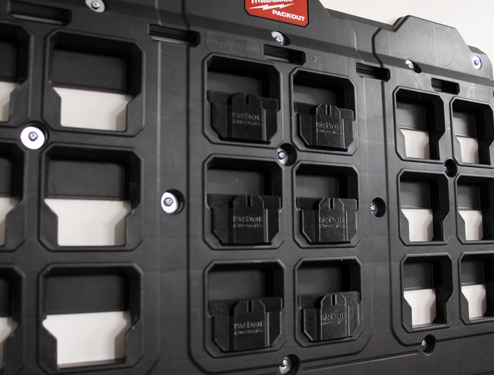 Packout Wall Bin Holder 4 Pack