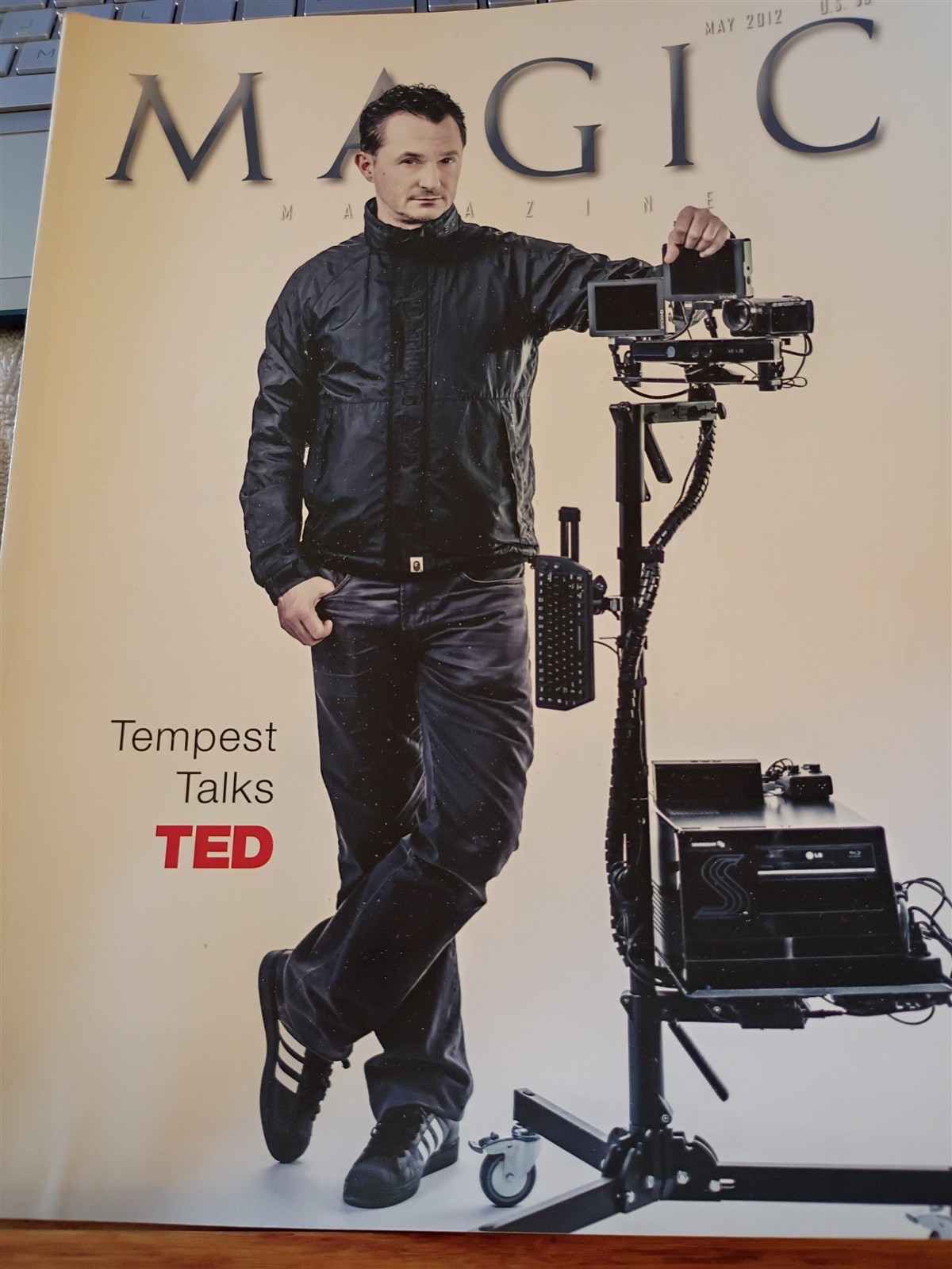 Marco Tempest Talks Ted Magic Magazine Issue May 2012 #13