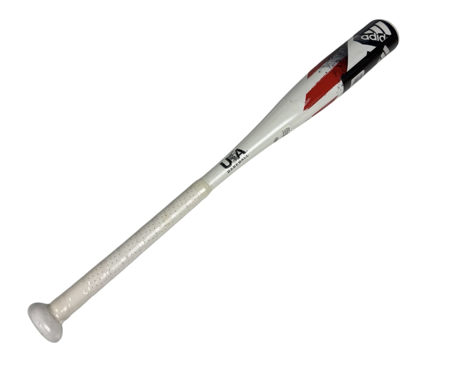 adidas ABTB20-USA Triple Stripe Tee Ball Bat USA Baseball -10 Drop 24in 14oz