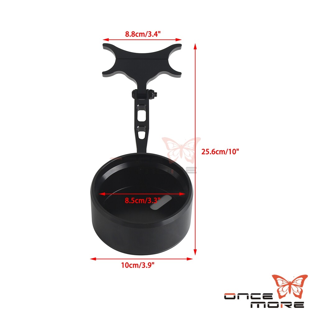 Chrome Digital Gauge Mount Housing Bracket Kit Adjustable For Harley FXFB FXLRS
