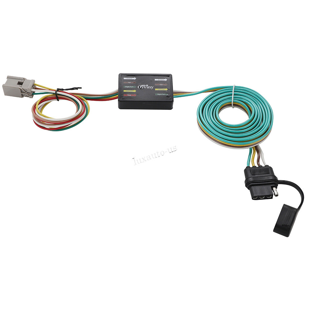 Trailer Hitch Wiring Harness 4 Pin Light Connector For Honda Odyssey 1995-2004