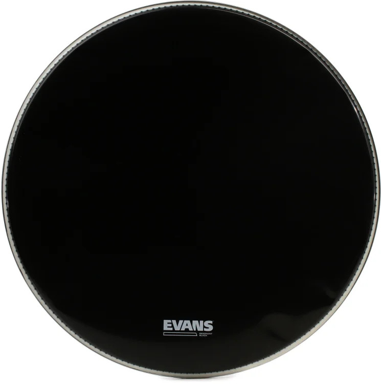 Evans Resonant Black Bass Drumhead - 22"