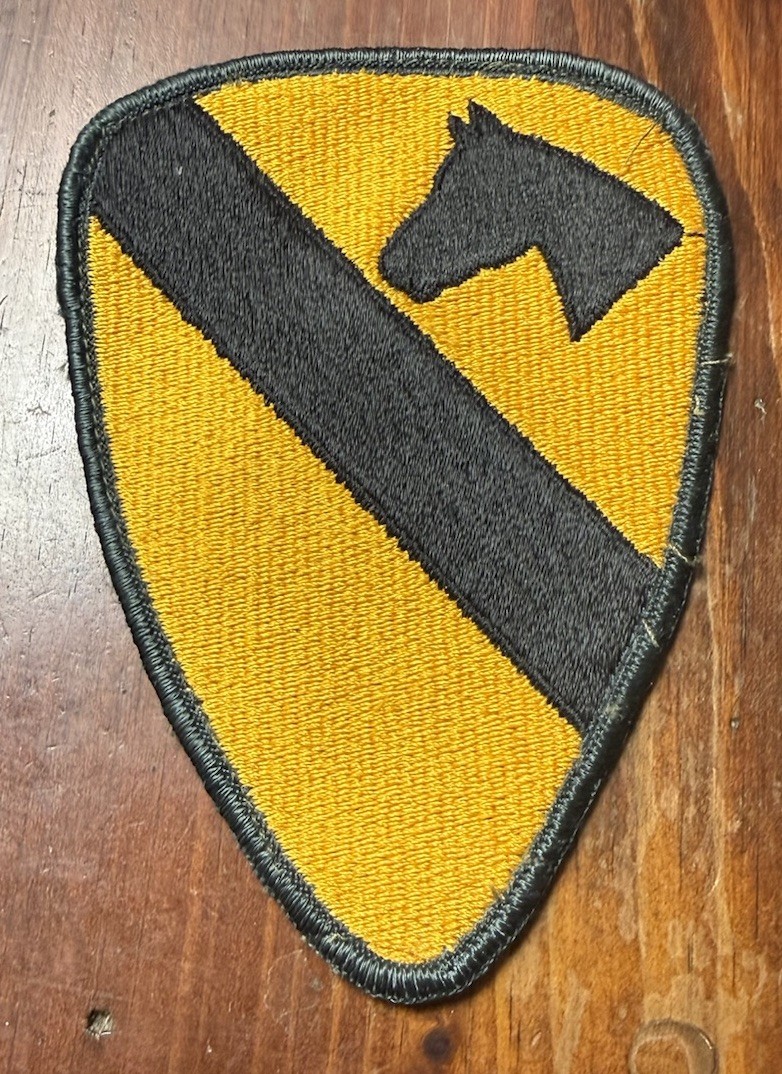 C51 1st Cavalry Division Shoulder Patch WWII Military
