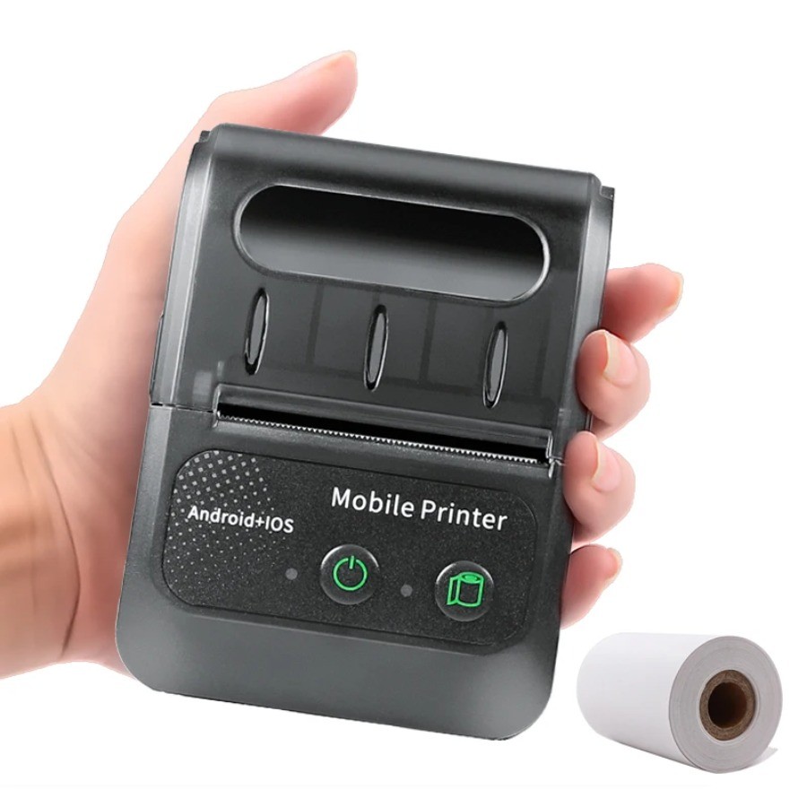 Portable 58mm Thermal Printer For Bluetooth Receipt Printer USB & BT Connection