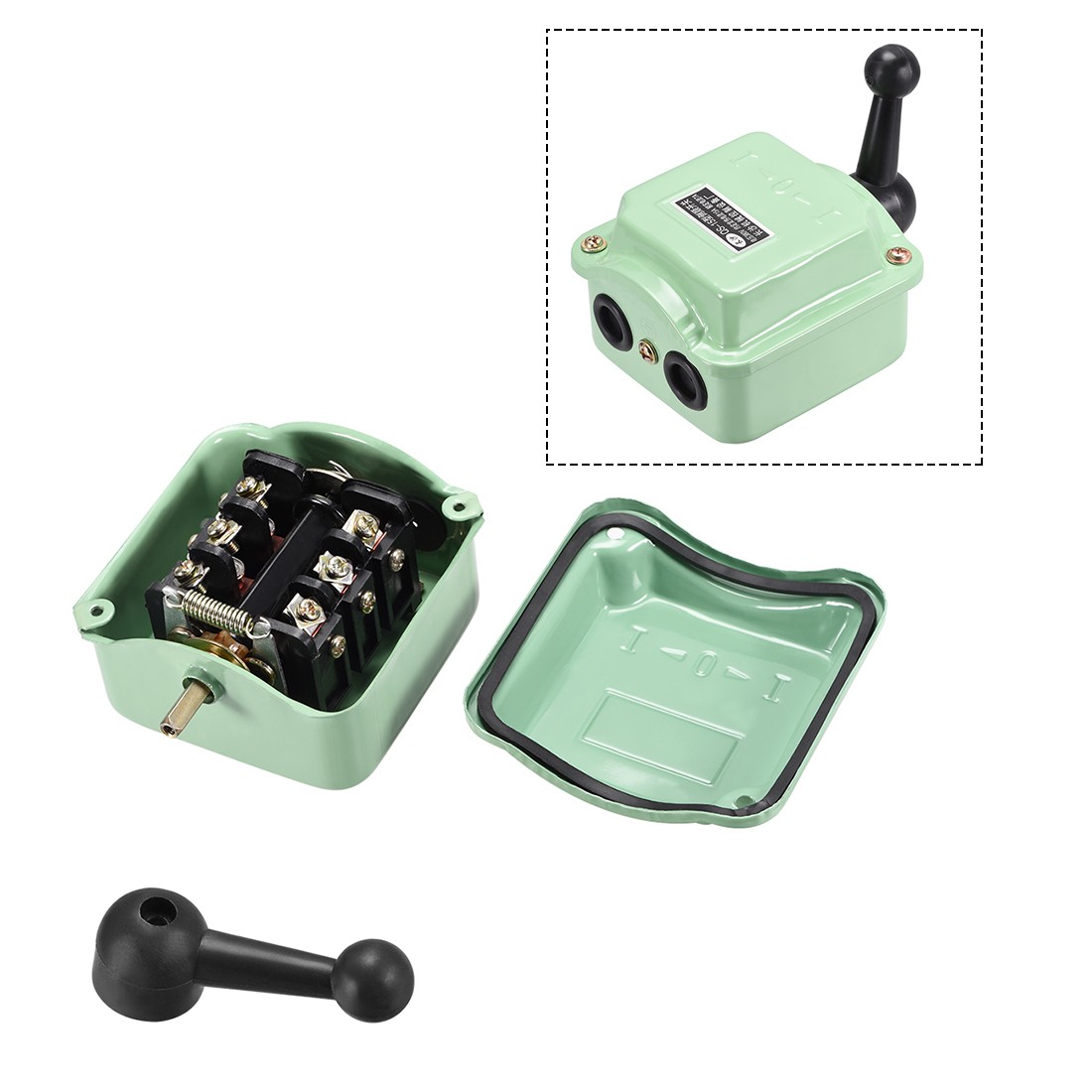1PCS Drum Switch QS-15 3 Position Forward/Off/Reverse Motor Control 15A