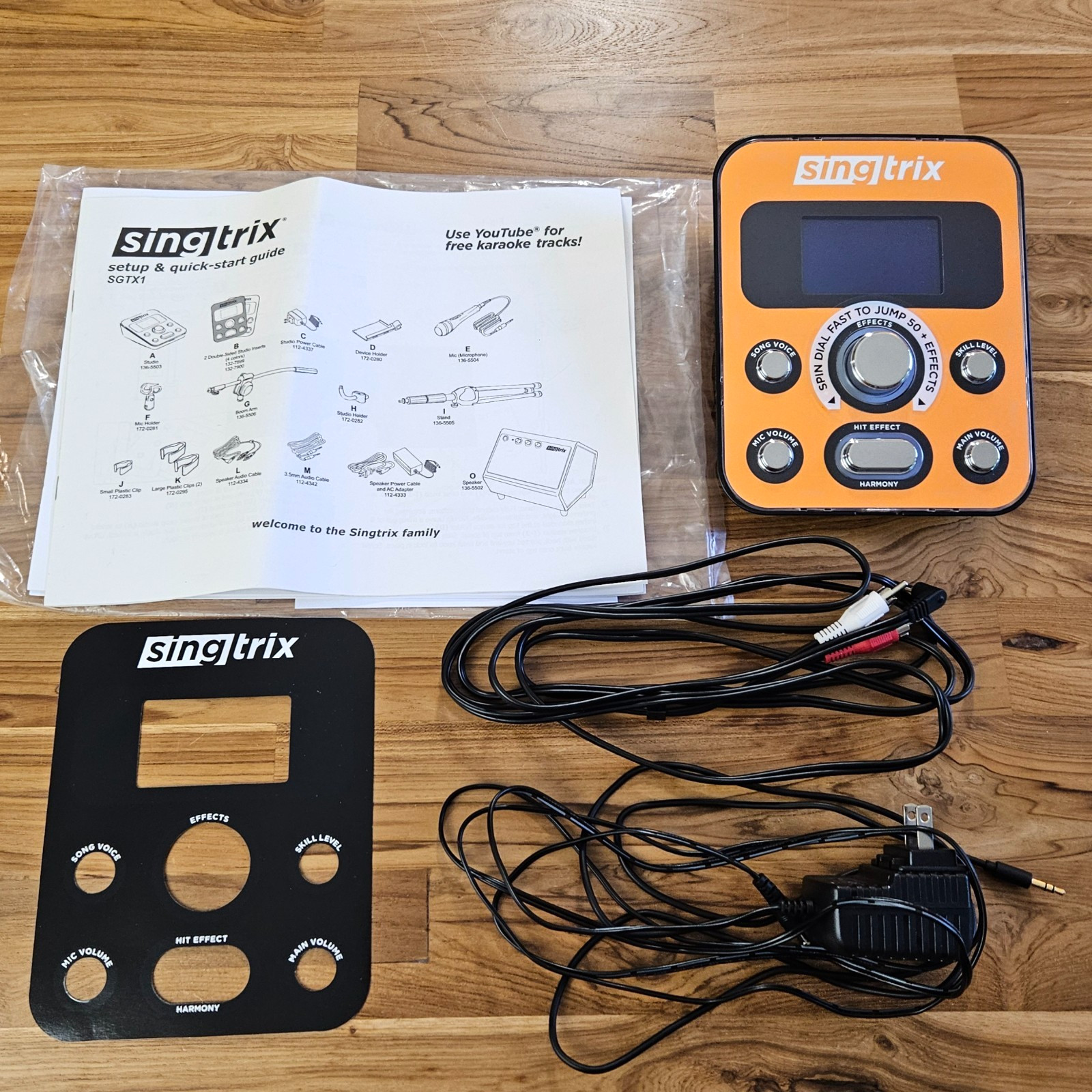 Voxx Singtrix Karaoke System Voice Effects Processor SGTX1