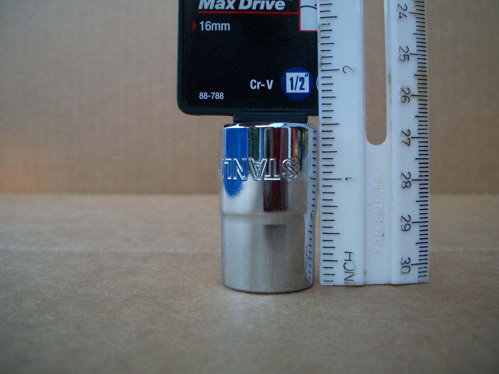 NEW STANLEY 1/2 in Drive 16 mm MAX DRIVE 12 POINT SOCKET