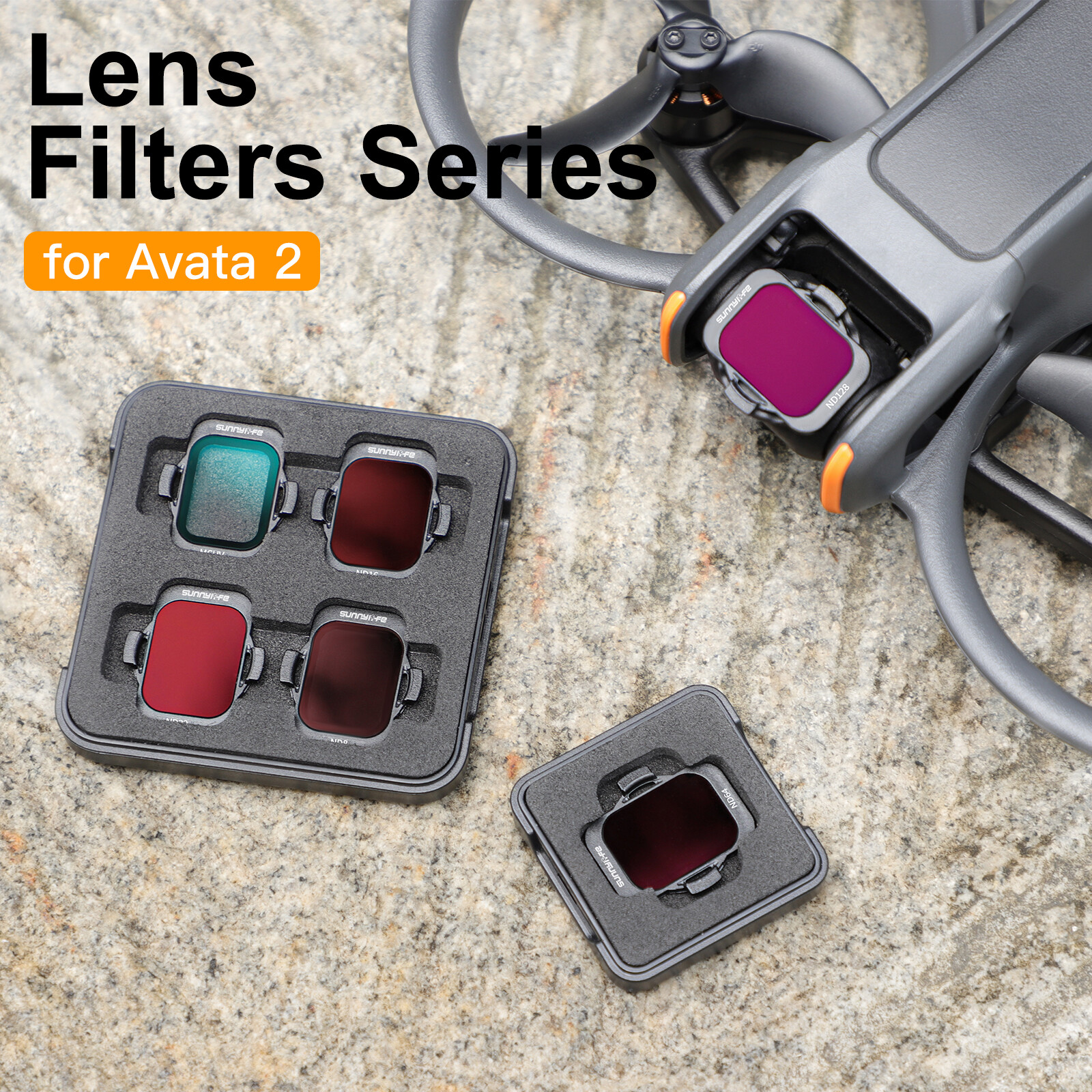 ND Lens Filter Kit For DJI Avata 2 MCUV ND8 ND16 ND32 ND64 ND128 Drone Accessory