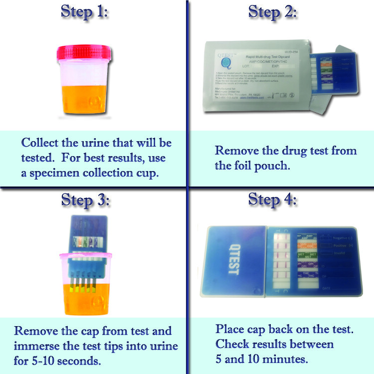 (100 Pack) Marijuana THC Drug Testing Device
