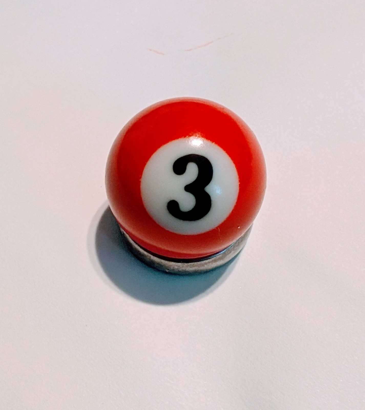 Replacement Mini Pool Ball #3 Orange 1-1/4" Diameter Miniature Billiard