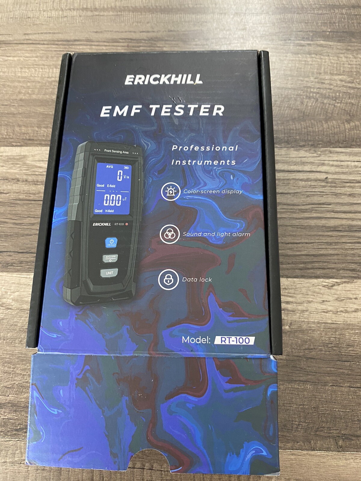 ERICKHILL Digital Electromagnetic Radiation Detector EMF Tester Model RT-100/x
