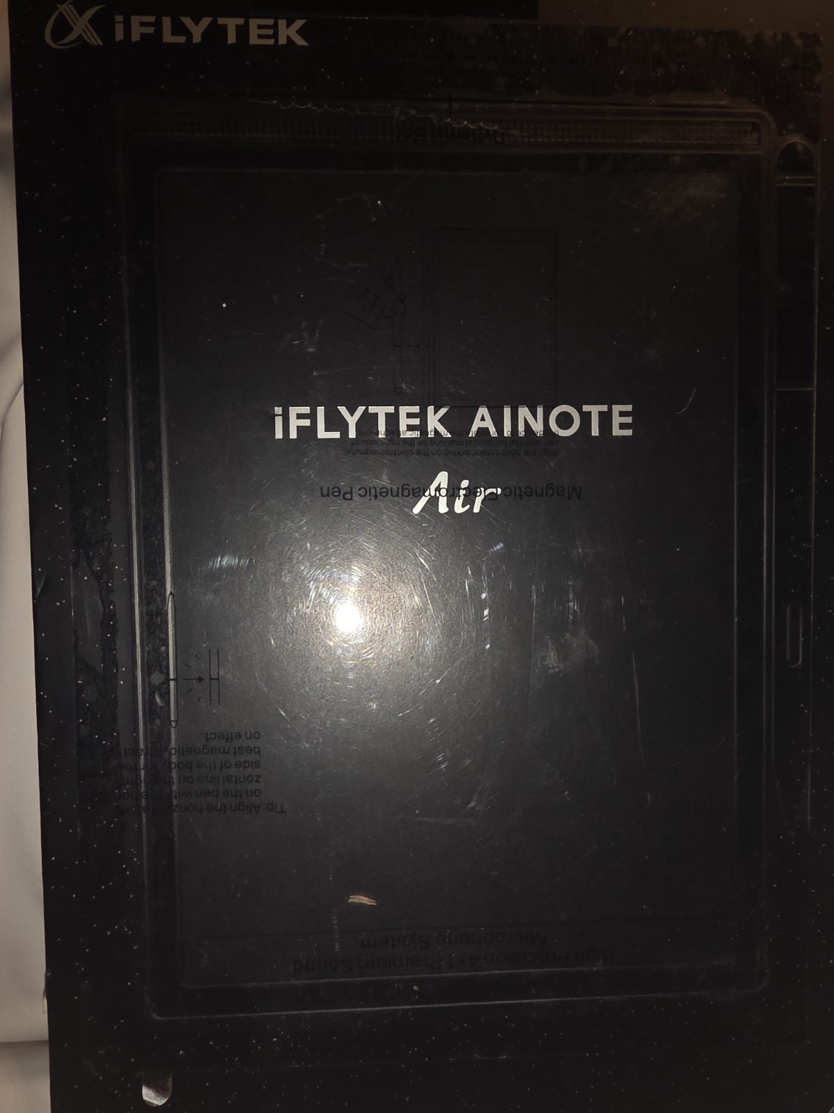 iFLYTEK AINOTE Air 2 Digital Notebook with Stylus Grey New, leather case includ