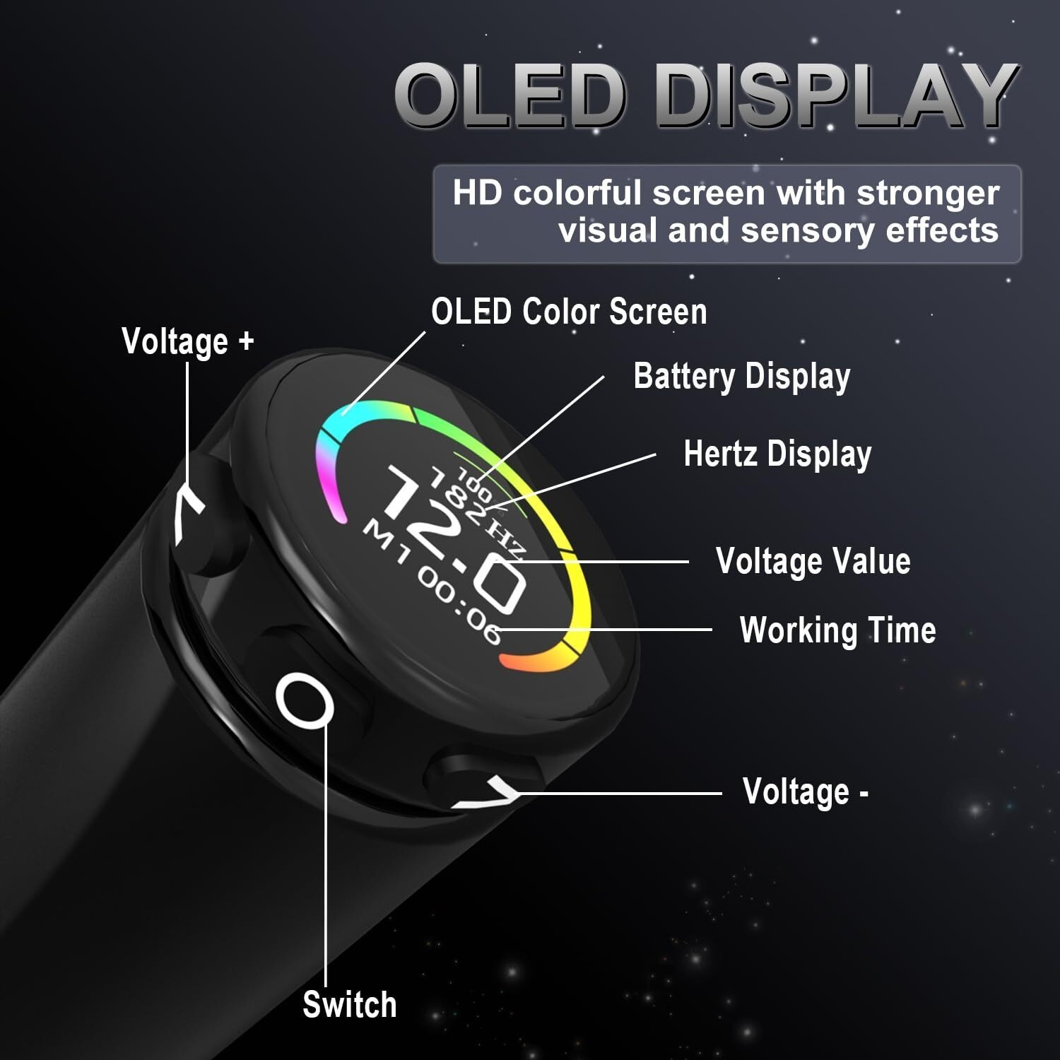 Wireless Rotary Tattoo Pen Display Multi Voltage Control Ergonomic Lightweight