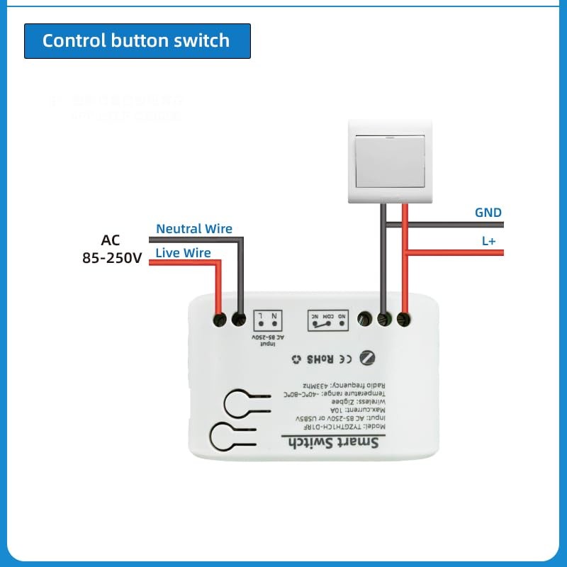 zigbee temperature controller with waterproof probe，extendable probe sensor,t...