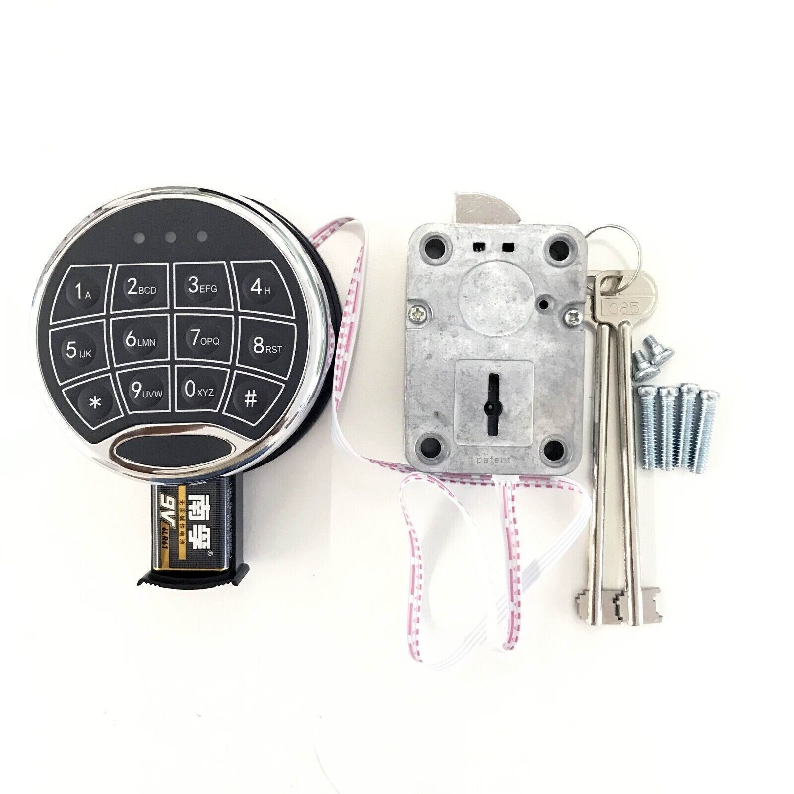 Ambition Gun Safe Lock Replacement Swing Bolt Lock With 2 Keys