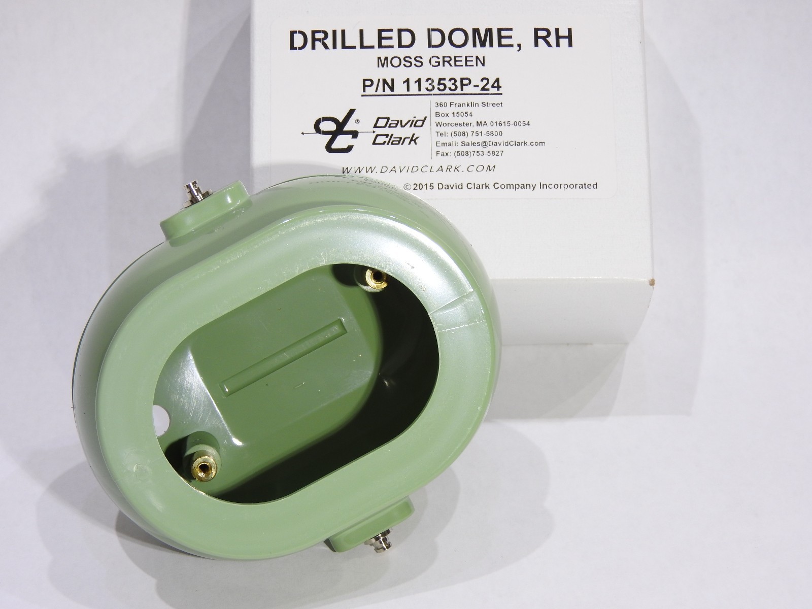 ORIGINAL DAVID CLARK 3 pc. REPLACEMENT DOMES & SHIELD for H-3312, H3310 + others