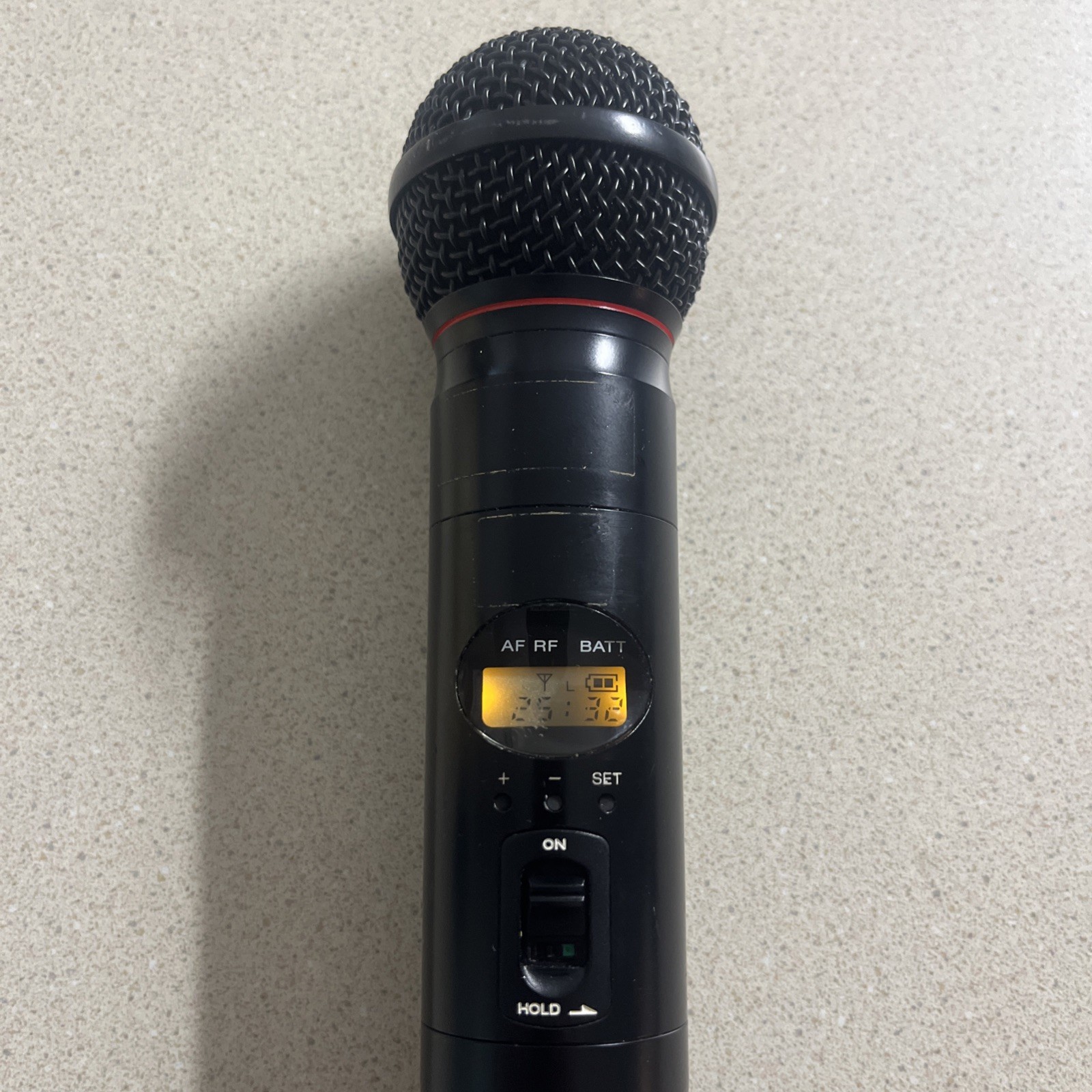 SONY WRT-847B 62-65 SYNTHESIZED TRANSMITTER MICROPHONE UNIT TESTED