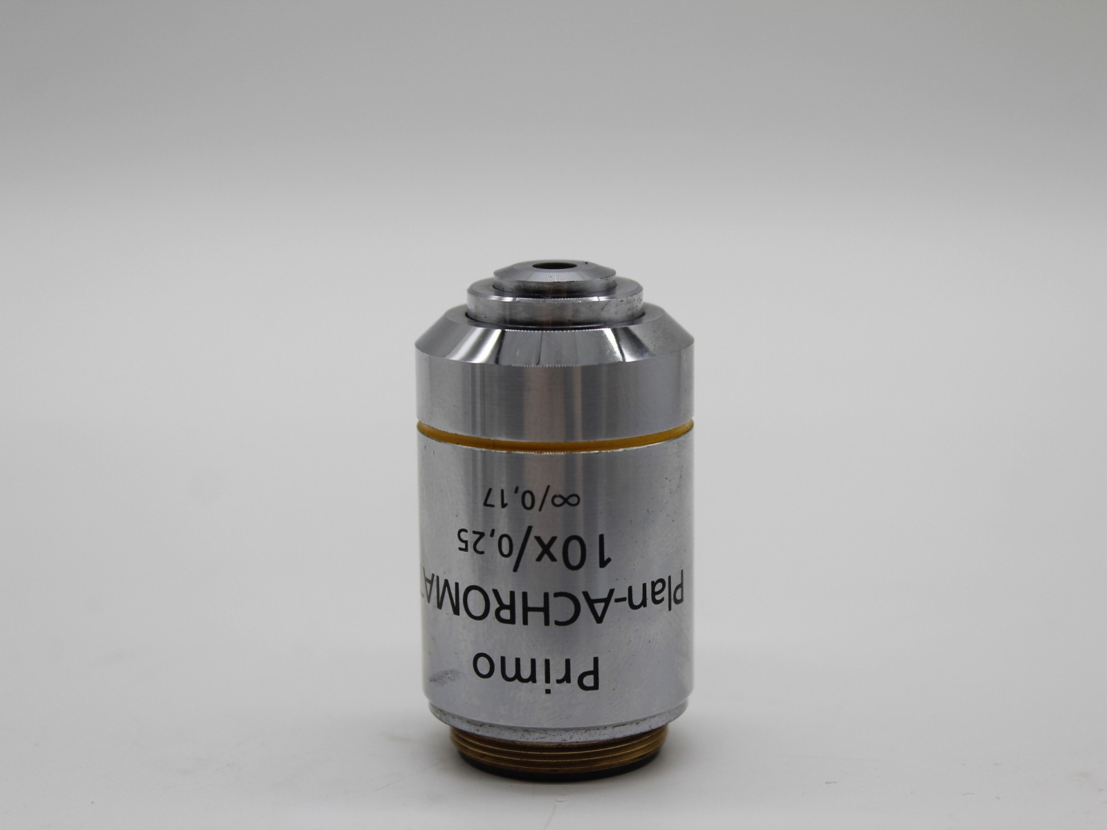 Zeiss Microscope Objective PRIMO Plan Achromat 10x / 0.25 Inf RMS #VD5
