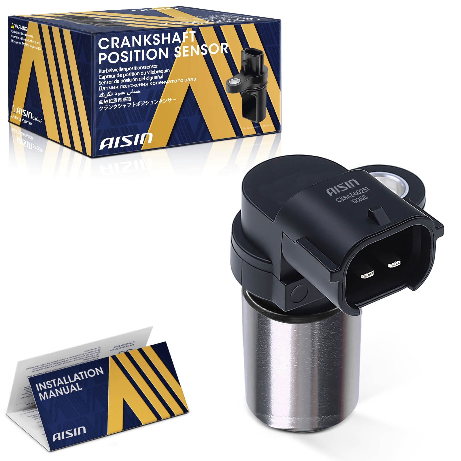 AISIN Crankshaft Position Sensor for Subaru Outback Forester Impreza 1993-2021