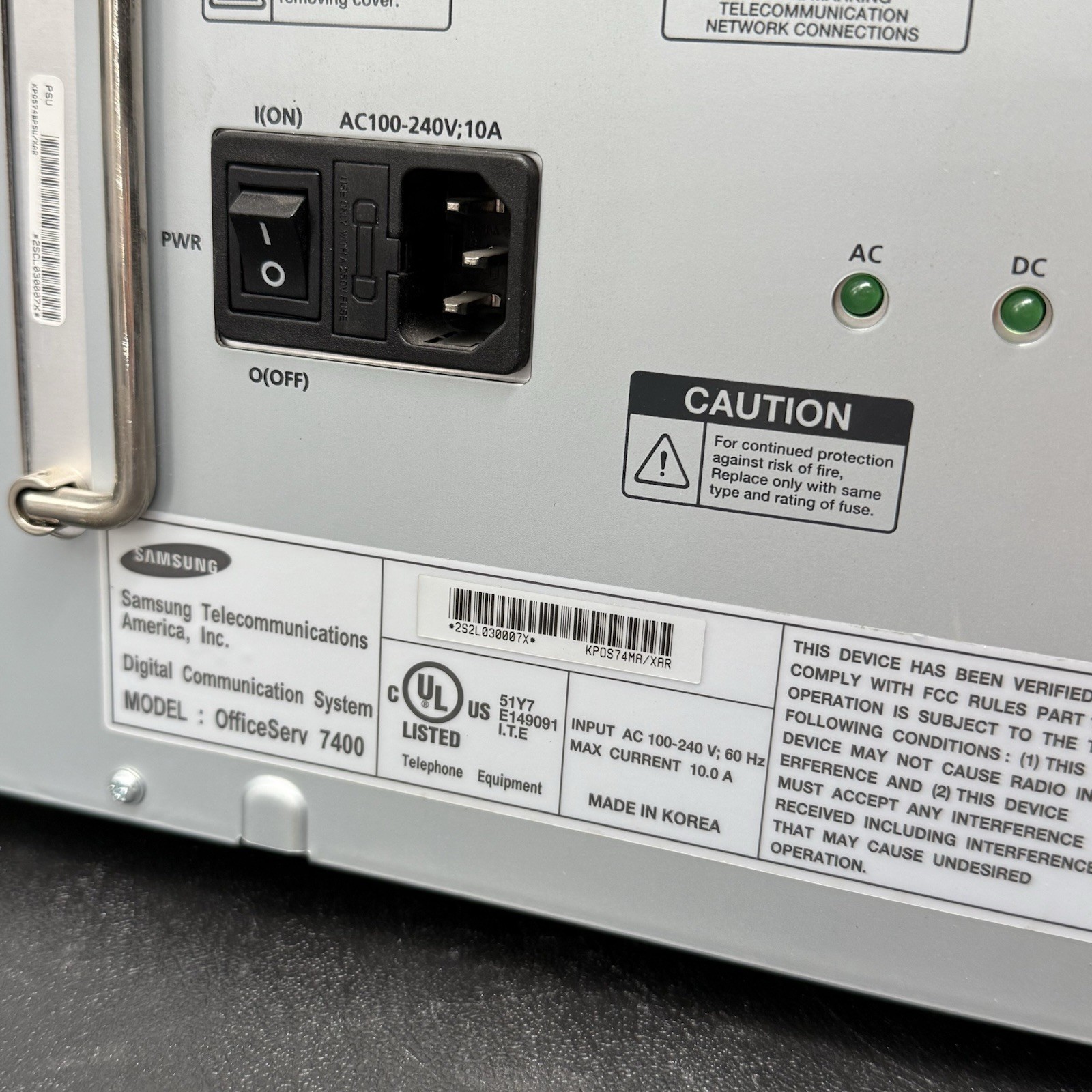 SAMSUNG OfficeServ 7400