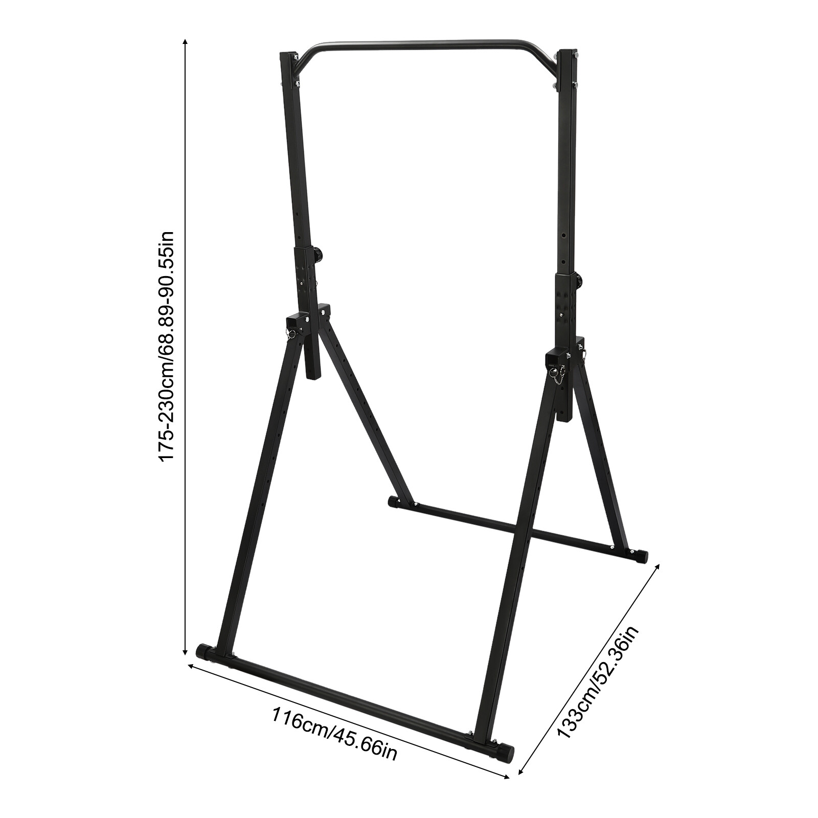 Triangular Pull Up Station Pull Up Bar Strength Training Device 200kg/440.92lbs