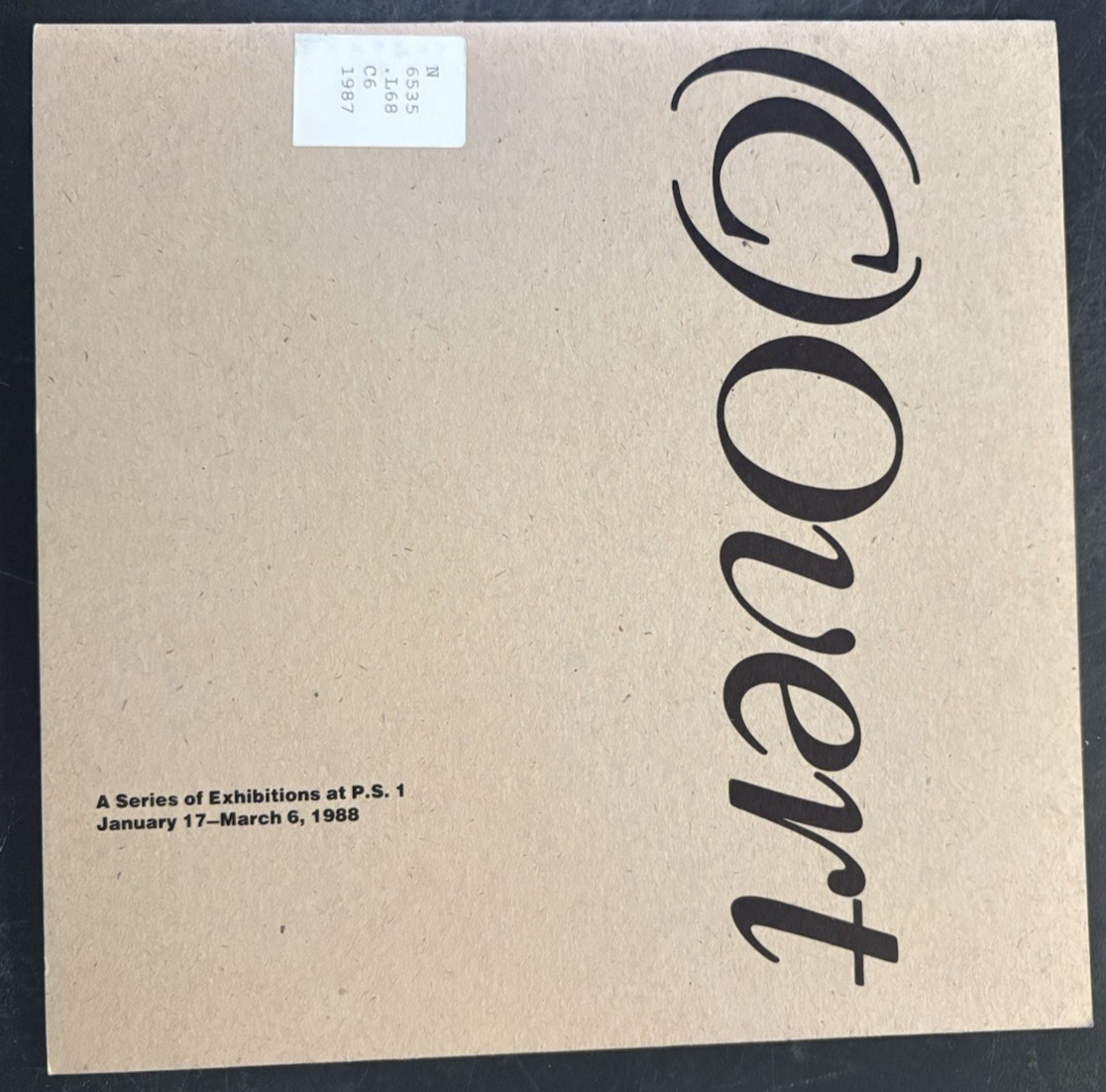 Covert aka (C)Overt: A Series of Exhibitions at P.S. 1 art exhibition catalog