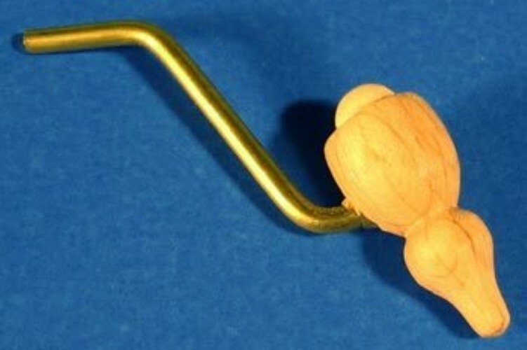 Natural Tone Pipe - 3/4 Inch Body - Replacement Part for German Smoker