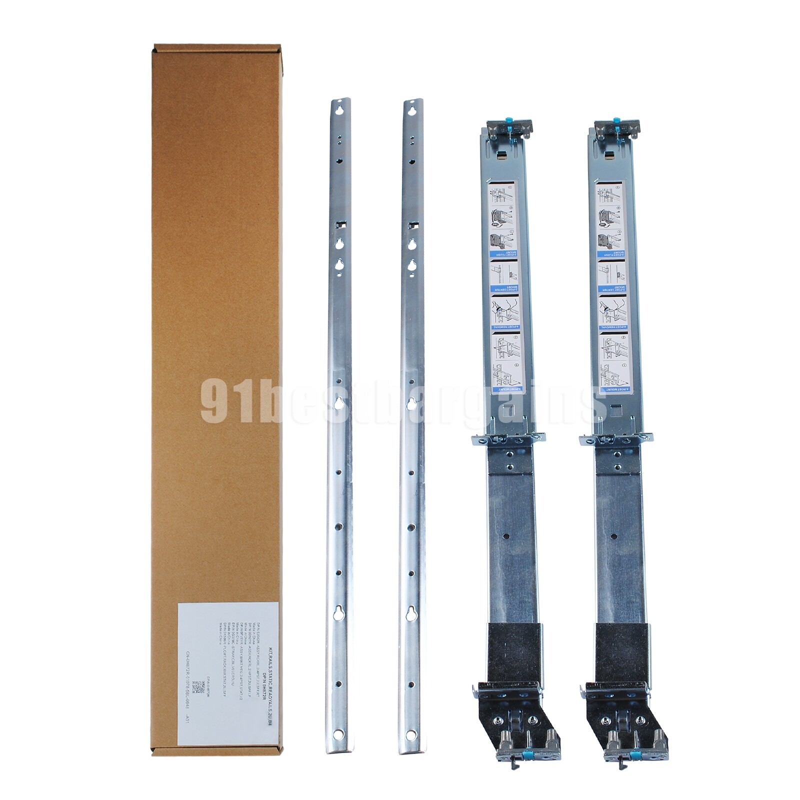 NEW RAIL KIT FIT Dell PowerEdge R510 R520 R530 R720 R730 R820 2U 0H872R