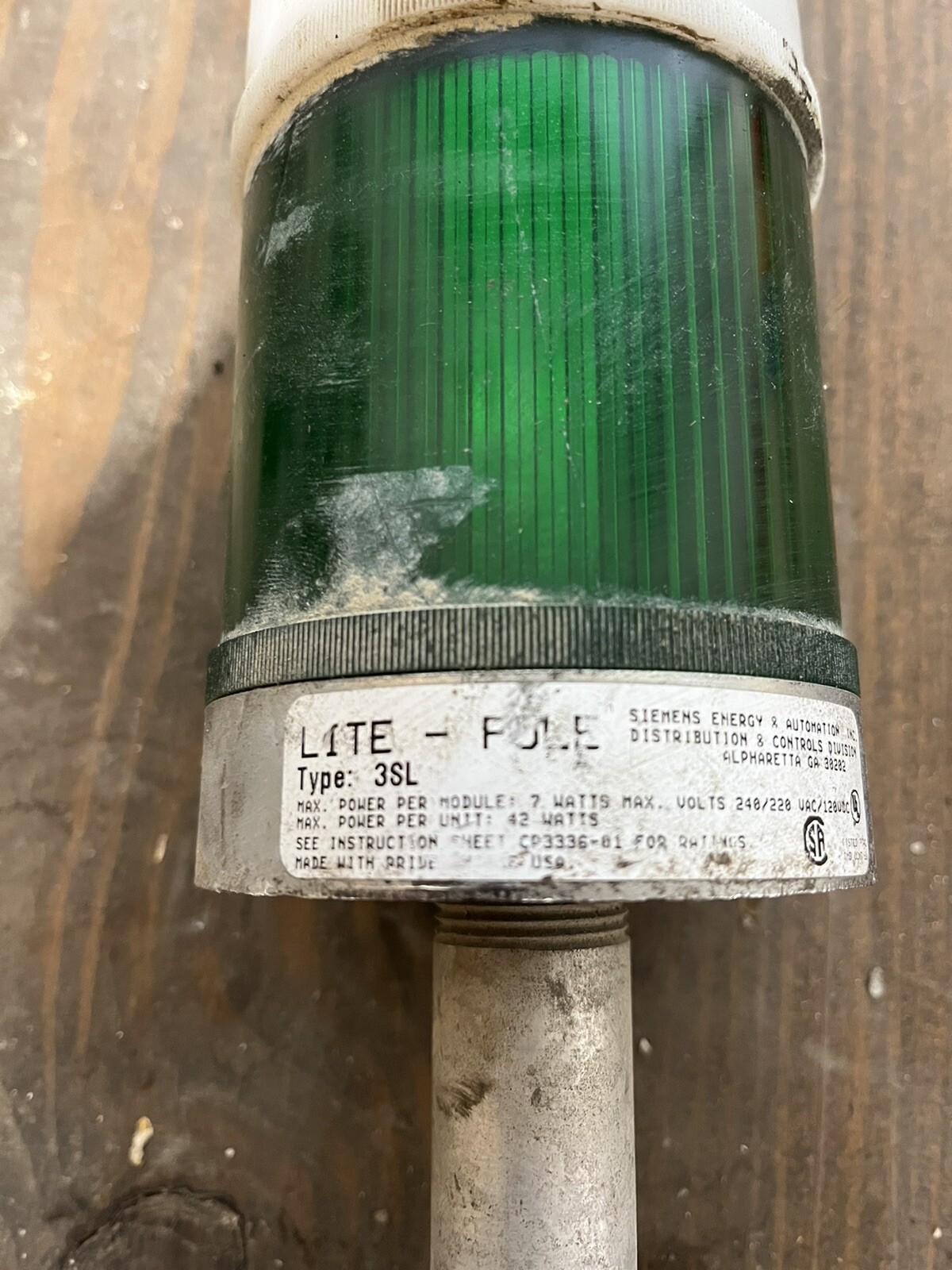 Seimens Lite-Pole 3SL Red White Green used
