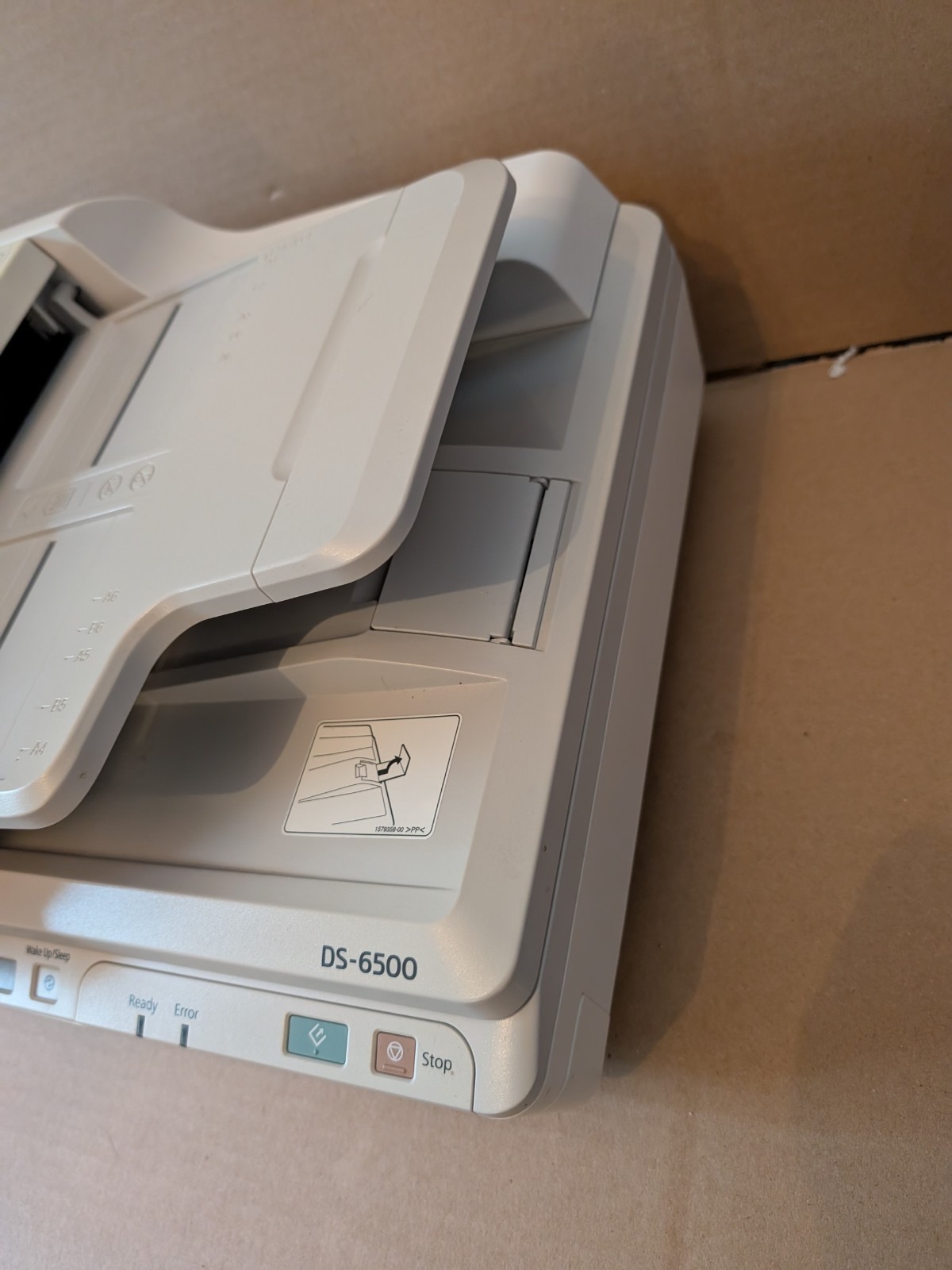 Epson WorkForce DS-6500 Flatbed Duplex Scanner USB 2.0 1200 DPI CCD Read tested