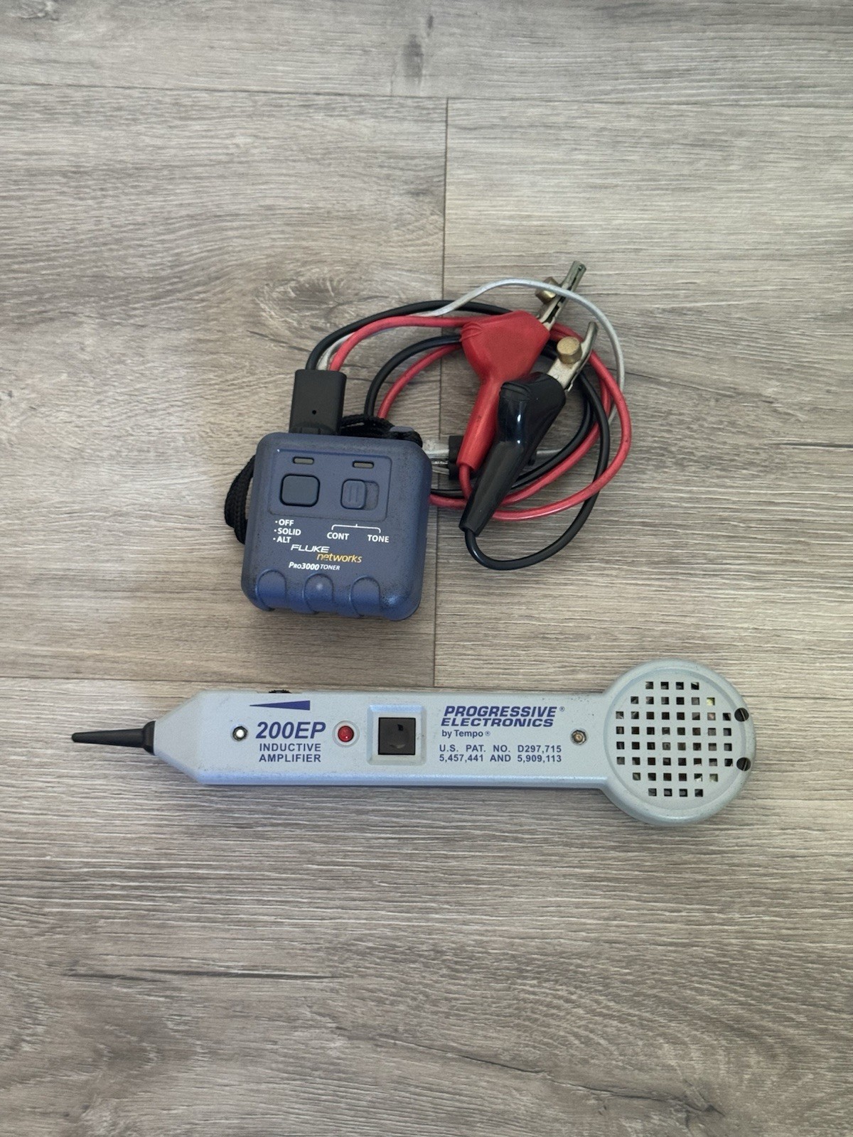 Fluke Networks Pro3000 Toner With Progressive Electronics 200EP Probe - Tested