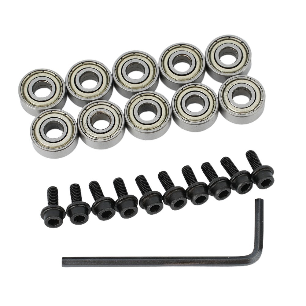 Router Bit Bearing 11pcs/Set 12.7mm Router Bit Attachment Mounted Replacement