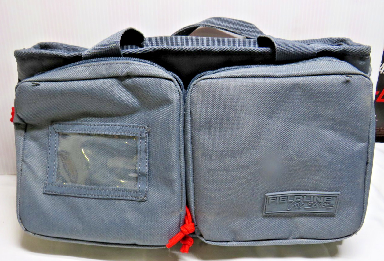 Fieldline Pro Series Tactical Shooters Bag Gray Dual Front Pockets Range Bag