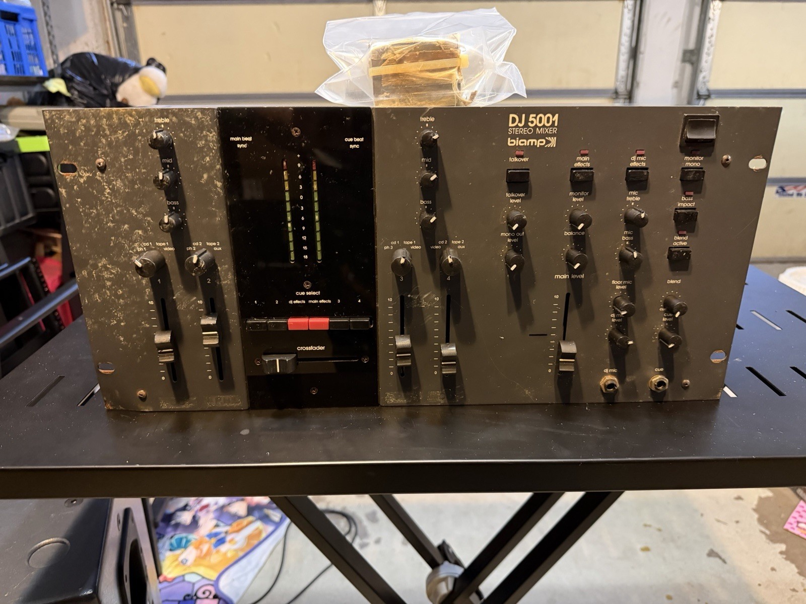 BIAMP DJ5001 STEREO CLUB DJ PRO DISCO MIXER DJ 5001 MADE IN USA 19" RACKMOUNT