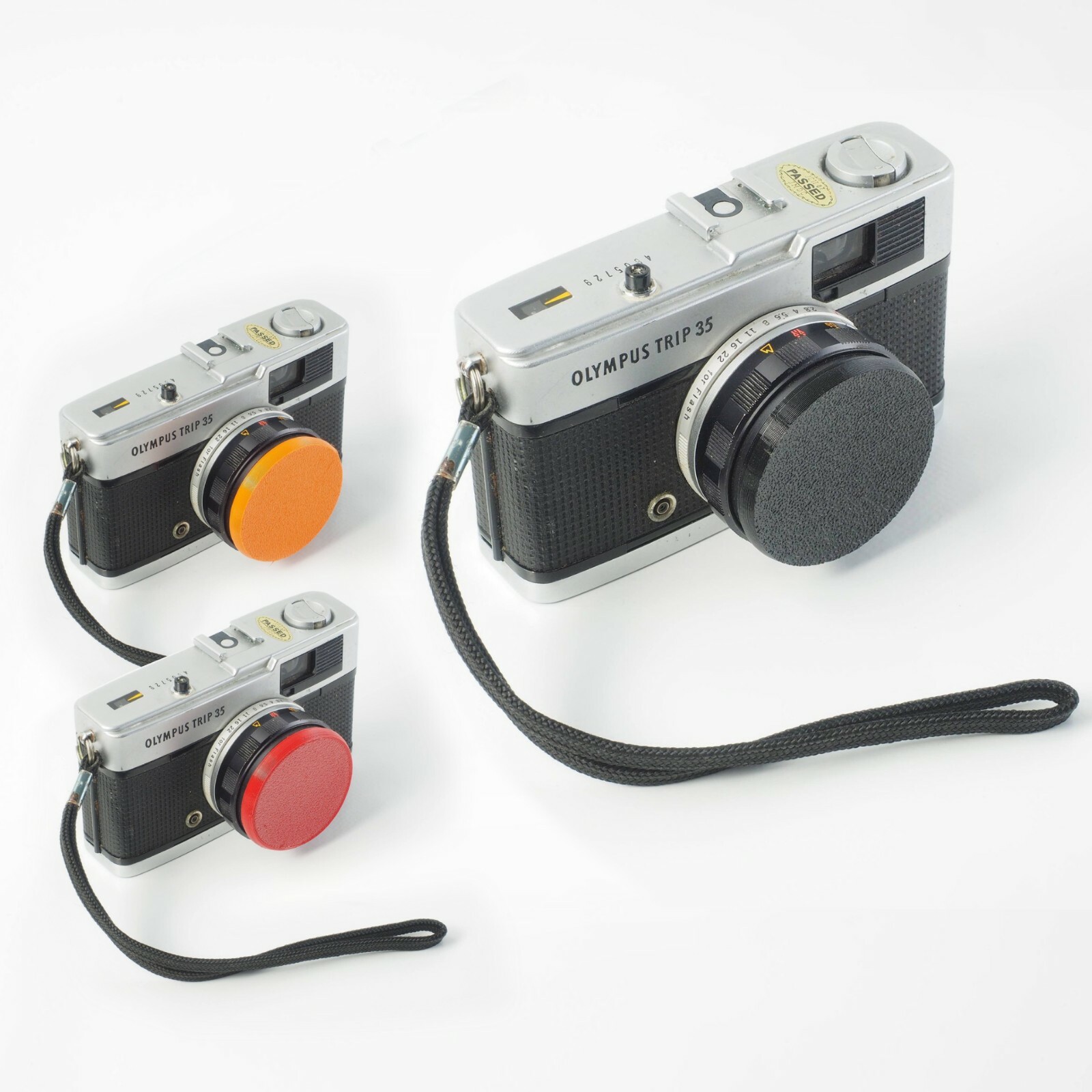 Olympus Trip 35 Front Lens Caps 35 RC OUTLAST USA Made Olympus Trip 35 Oly 35 RC