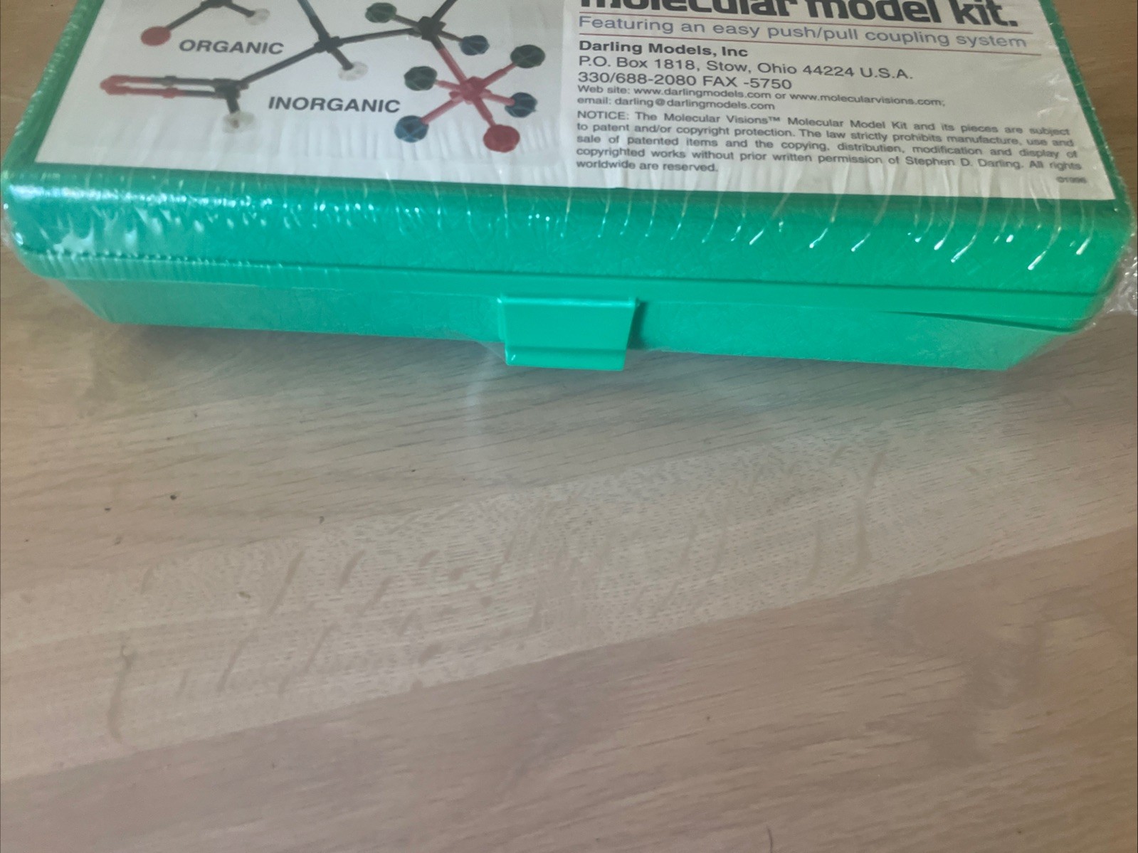 Molecular Visions - Used For Chemistry, Molecular Model Kit 2001