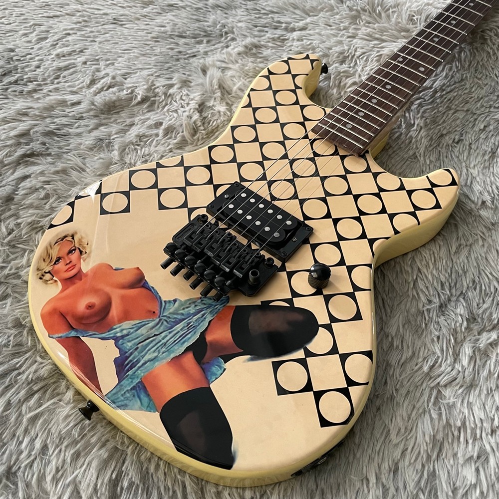 Jerry Cantrell Blue Dress ST Electric Guitar Basswood Body H Pickups Parts