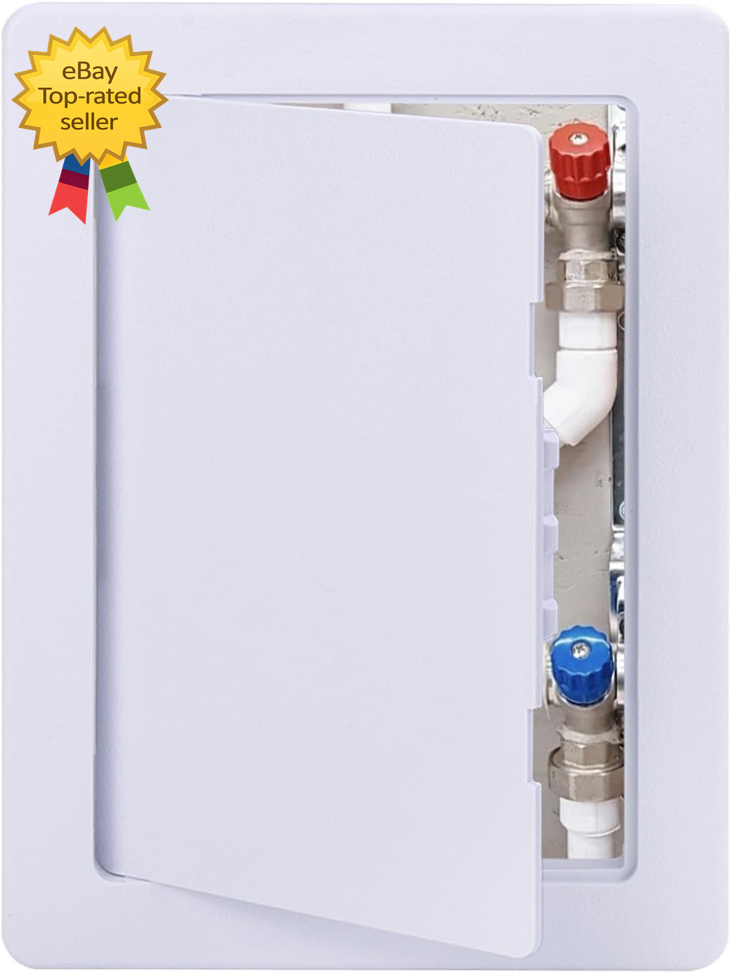Plastic Access Panel 4 X 6 Inch Hinged Wall Door for Drywall Ceiling White