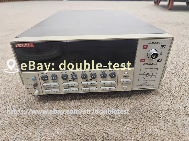 1 PCS Keithley 2182 Nanovoltmeter Calibrated Dual Channel#XJ