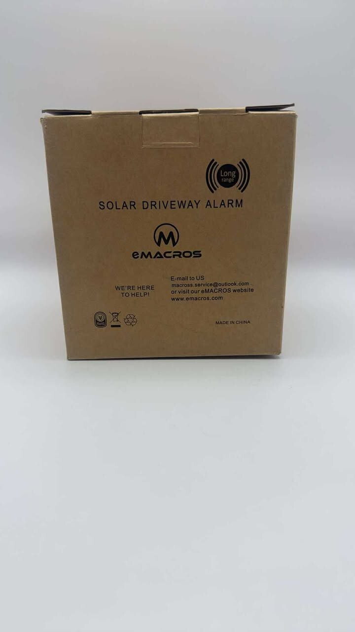 eMacros Solar Wireless Driveway Alarm