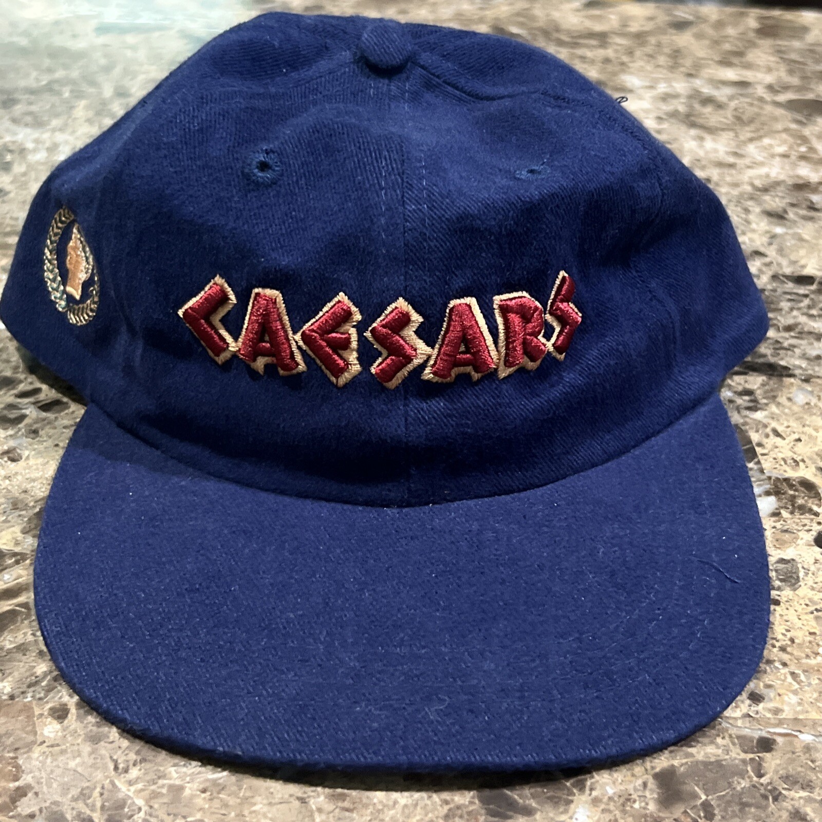 Vintage Pre-owned Caesars Palace Casino Adjustable Strapback Baseball Hat Cap