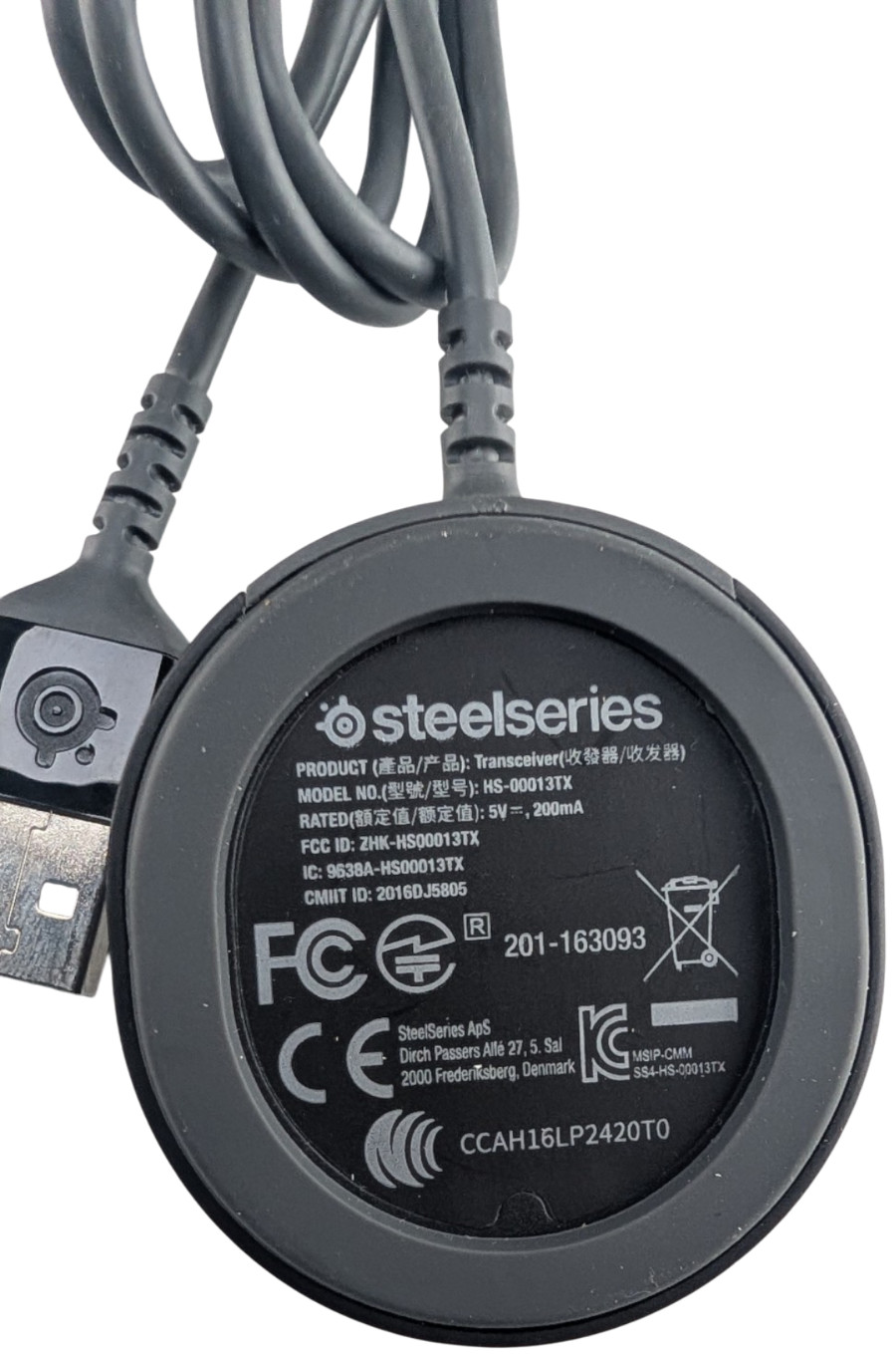 SteelSeries Arctis 7 HS-00013 Wireless Gaming Headset with Transceiver Case