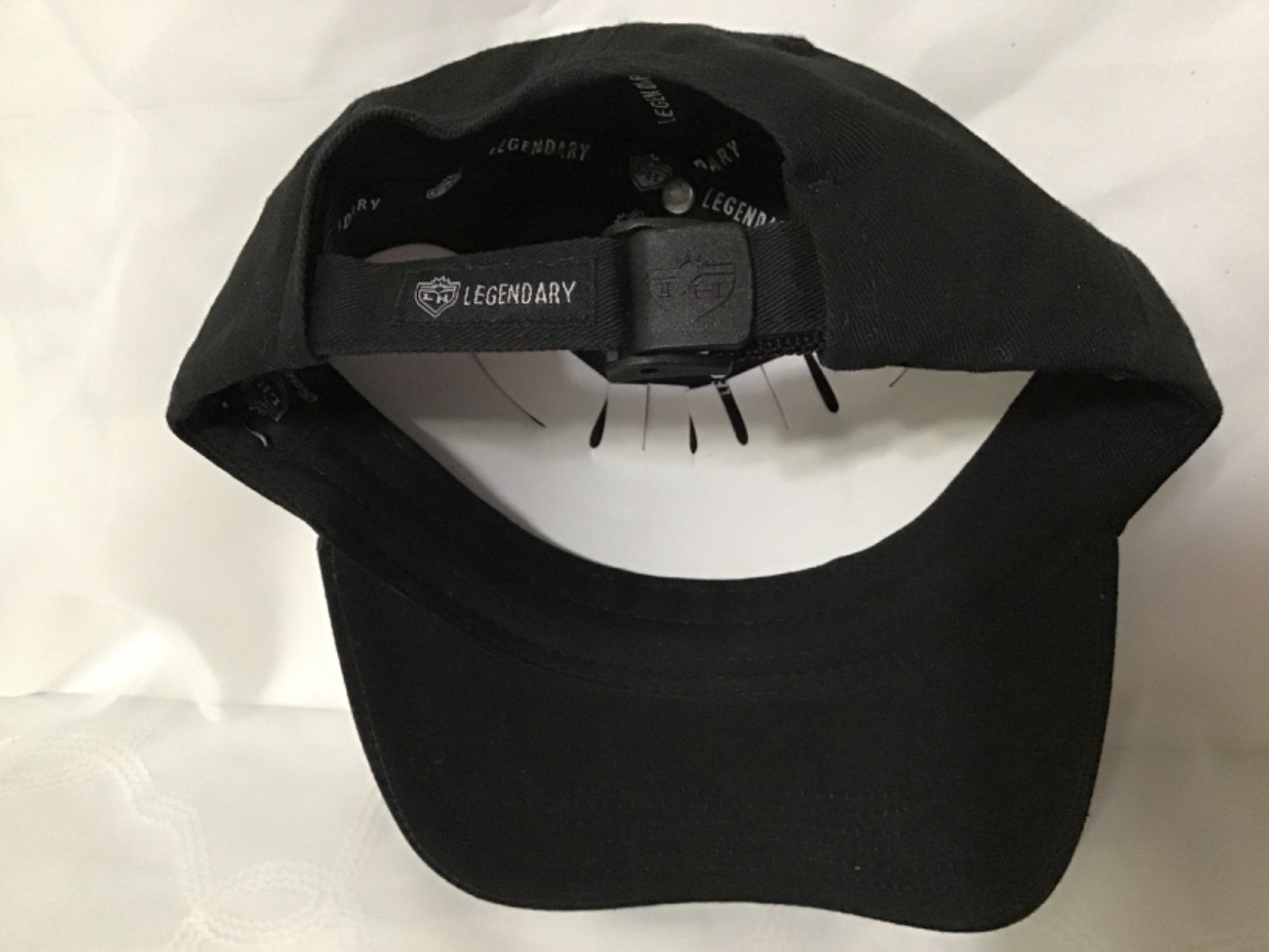 Legendary headwear black adjustable strapback hat, "Get out & Golf" hat, NEW