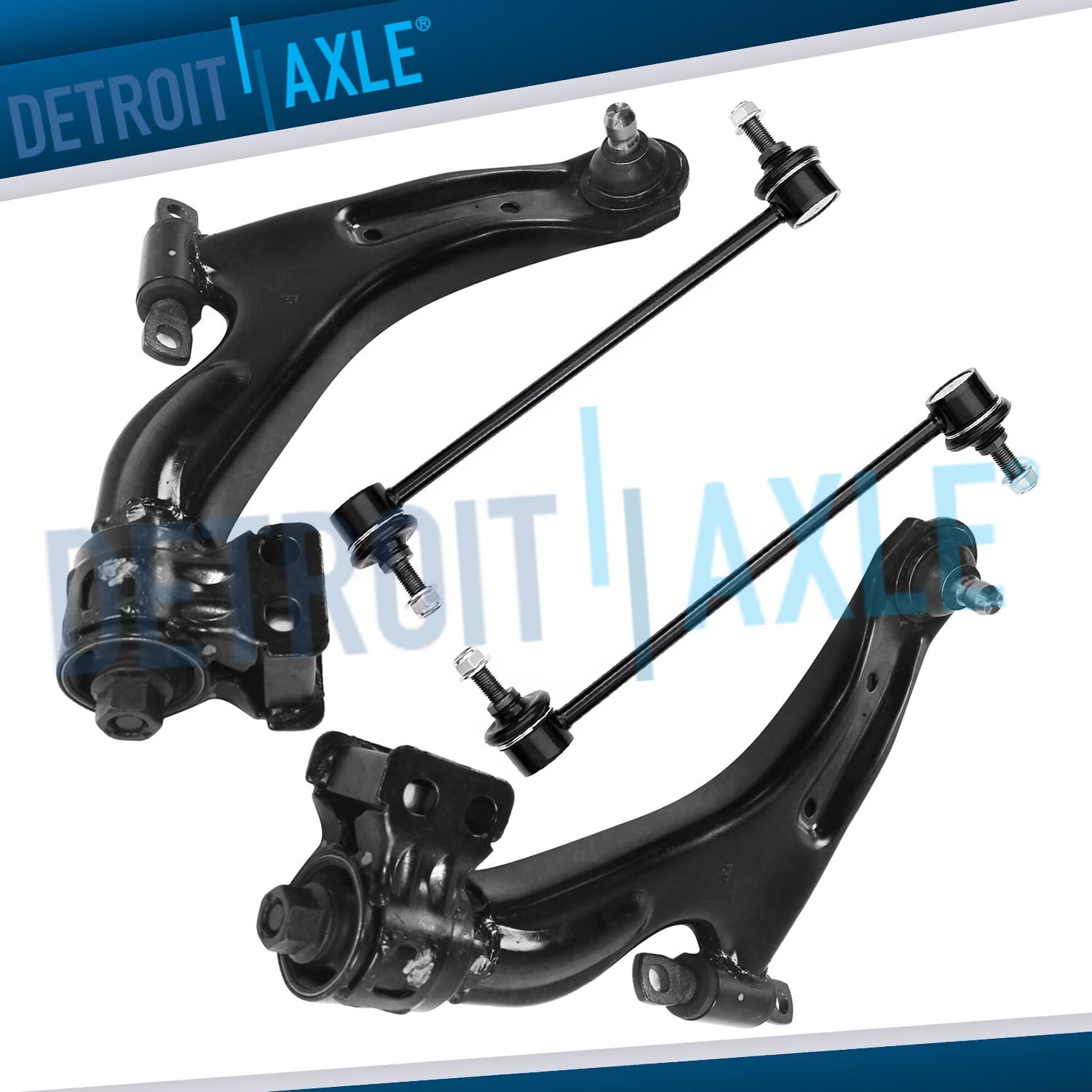 Front Lower Control Arms Ball Joint Sway Bars for 2013-2015 Chevy Spark Spark EV