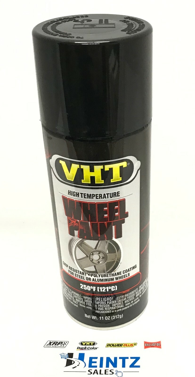 VHT SP187 GLOSS BLACK Wheel Paint Chip & Fade Resistant-11 oz Aerosol Duplicolor