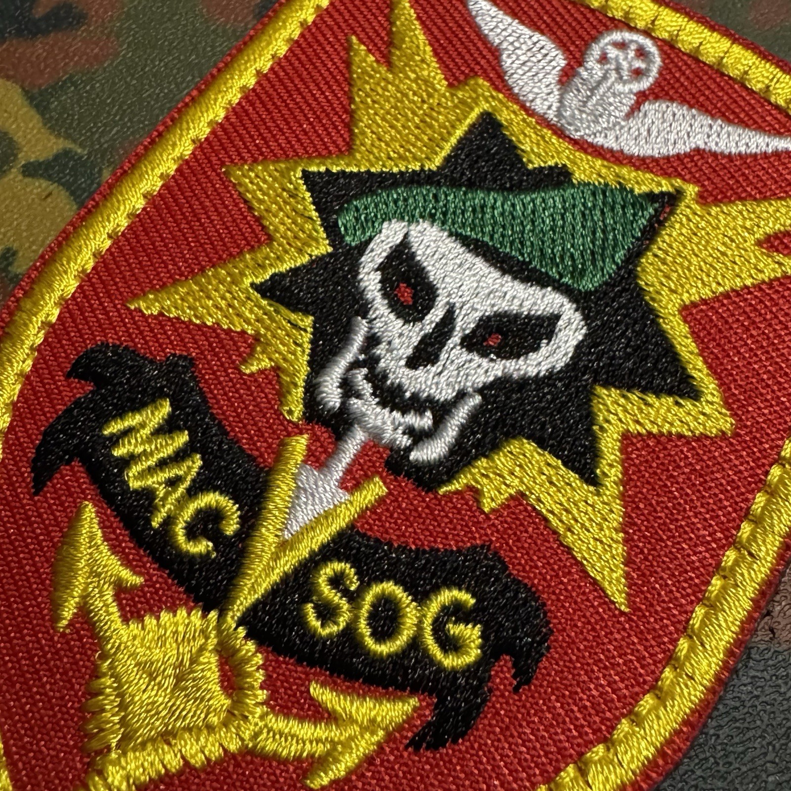 MACV-SOG Embroidered Unit Patch Hook/Loop Back VIETNAM SPEC OPS PSYOPS SOG