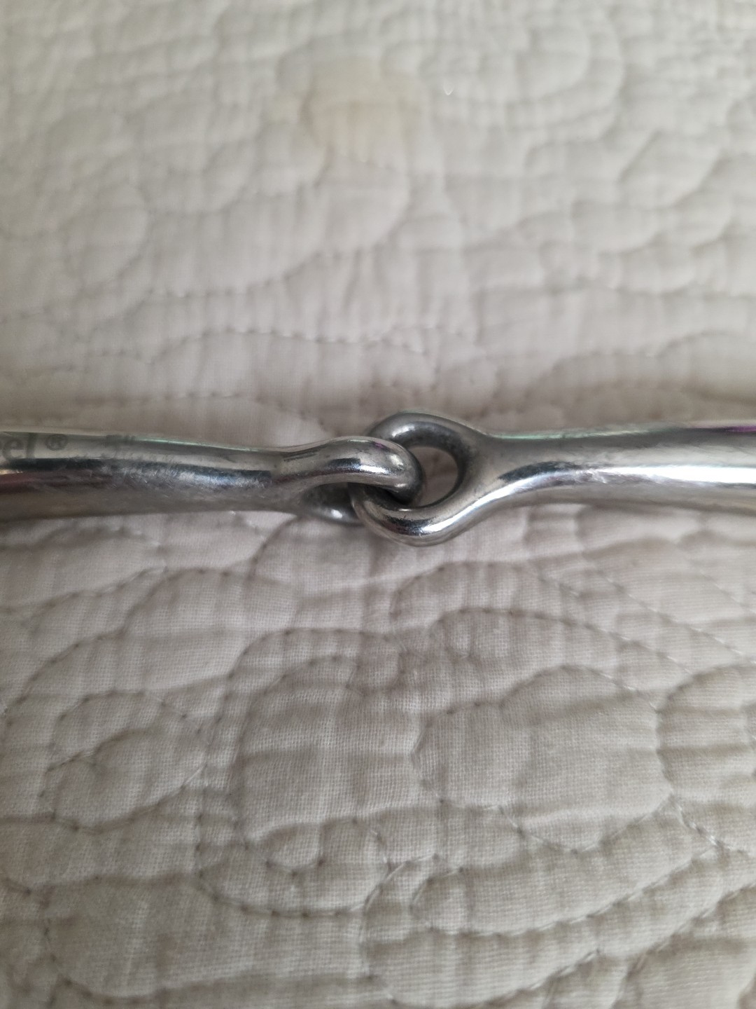 Korsteel Single Joint Eggbutt Snaffle Bit 5 Inch Solid