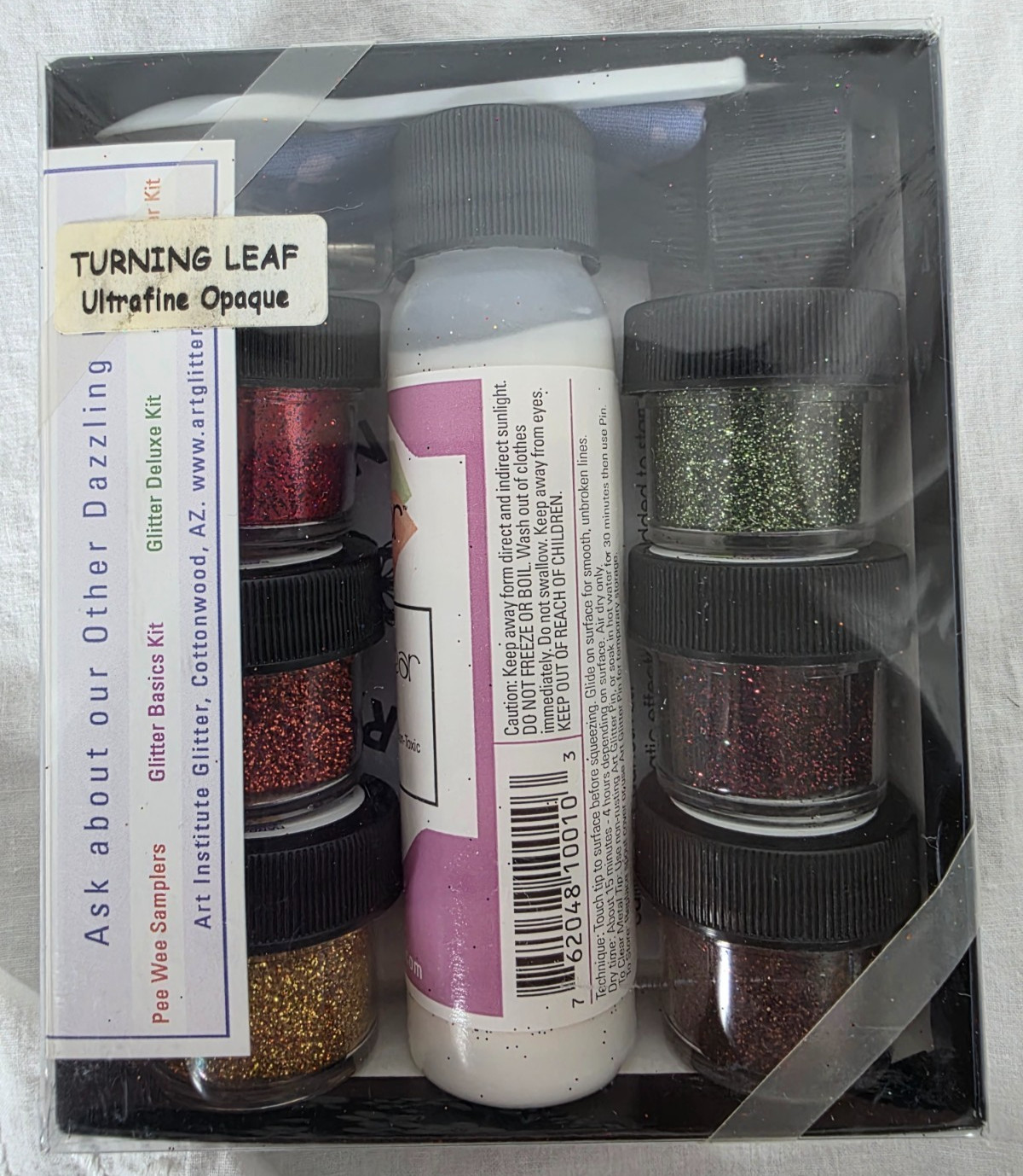 Art Institute Basic Kit Turning Leaf Ultrafine Opaque Glitter Scrapbooking Cards