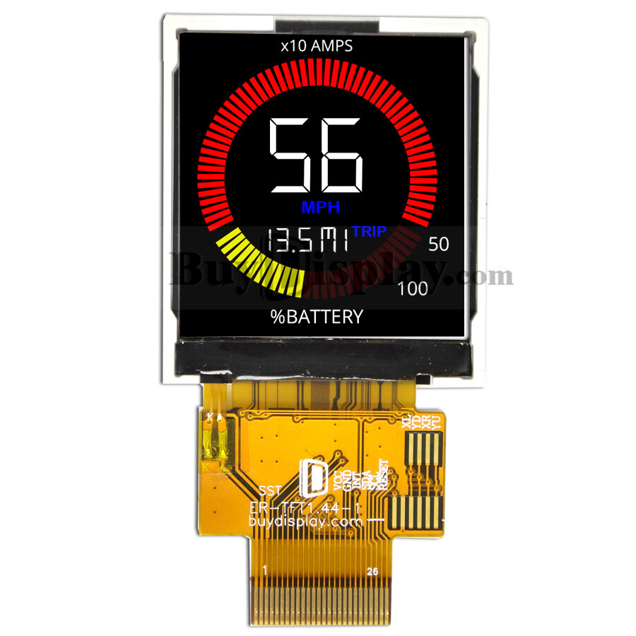 1.44 inch TFT Touch Screen Serial SPI 128X128 LCD Display Module ST7735