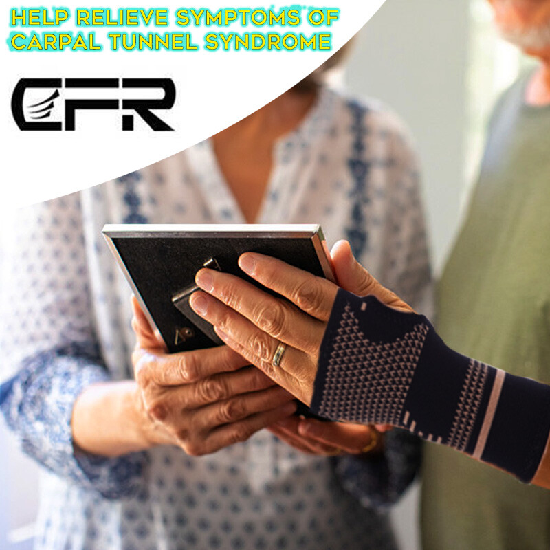 Copper Wrist Support Brace Compression Sleeve Arthritis Carpal Tunnel Hand